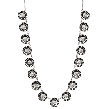 Marguerit collier i sølv