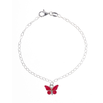 Pigearmbånd i Sølv