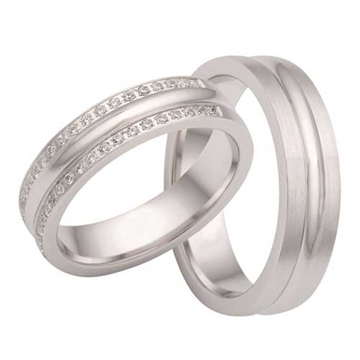 Vielsesringe i Sølv