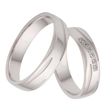 Vielsesringe i Sølv