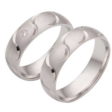 Vielsesringe i Sølv