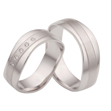 Vielsesringe i Sølv