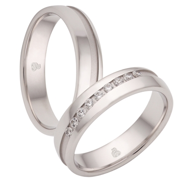 Vielsesringe i Sølv