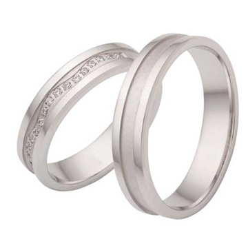 Vielsesringe i Sølv