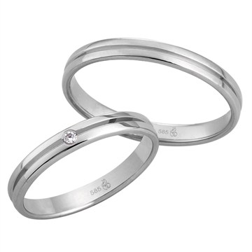 Vielsesringe i Palladium