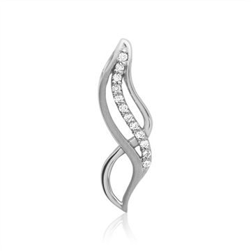 Vedhæng sølv m. zirkonia