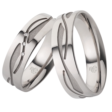 Vielsesringe i Palladium