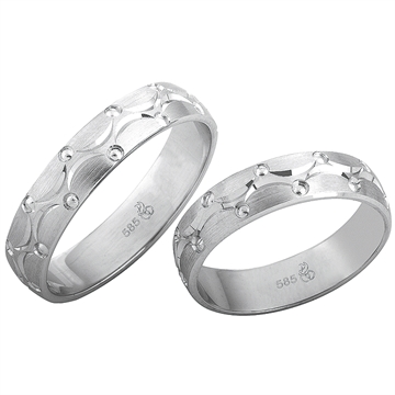 Vielsesringe i Sølv