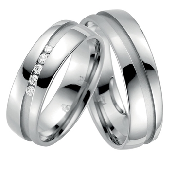 RAUSCHMAYER vielsesringe i hvidguld