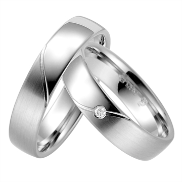 RAUSCHMAYER vielsesringe Hvidguld