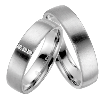 RAUSCHMAYER Vielsesringe i Hvidguld