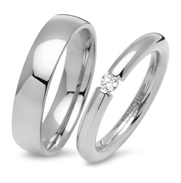 Vielsesringe i Stål