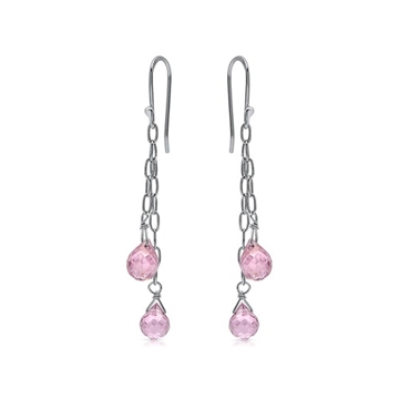 Ørehænger sølv m. zirkonia