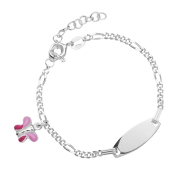 Pigearmbånd i Sølv