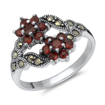 Ring sølv m zirkonia