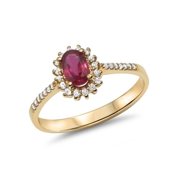 Ring i 14 karat Guld