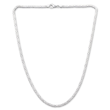 Kongehalskæde i Sølv 