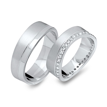 Vielsesringe i Sølv