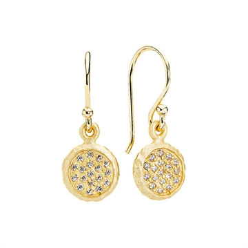 Forgyldte ørehænger i Sølv