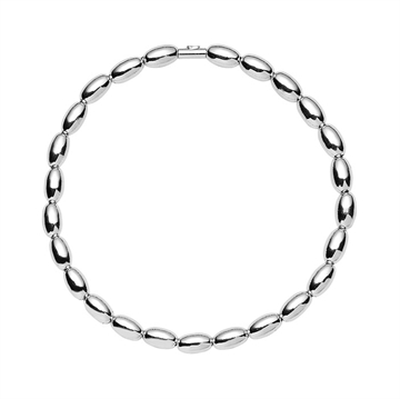 Armbånd elastik m. kugler i Sølv