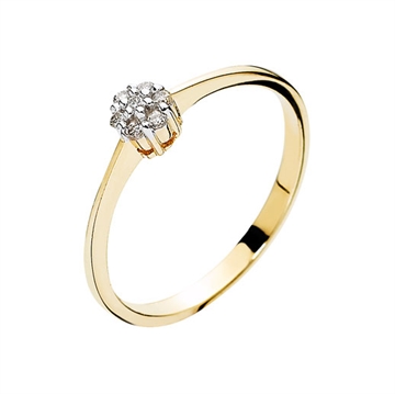 Ring i Guld med diamanter