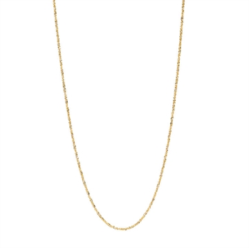 Forgyldt collier i Sølv