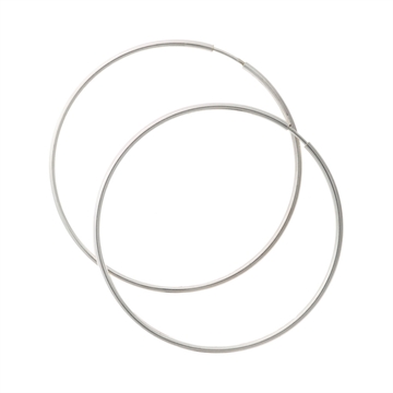 Creoler i Sølv - 53 mm