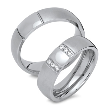 Vielsesringe i Stål