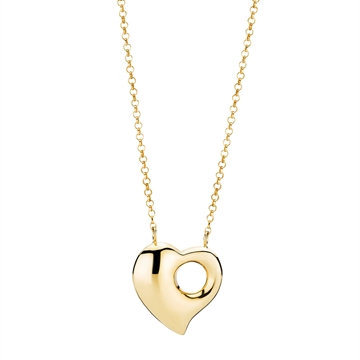 Halskæde med hjerte
