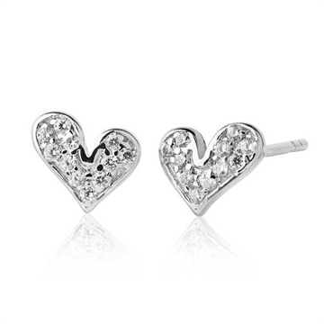 Øestikker i Sølv med hjerter