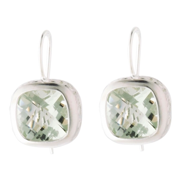 Ørehænger sølv m. ametyst