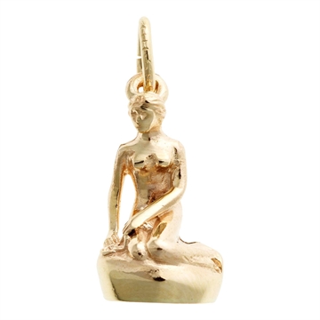 Vedhæng 14 kt. guld m. havfrue