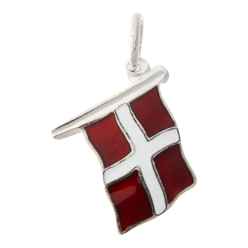 Vedhæng med det danske flag