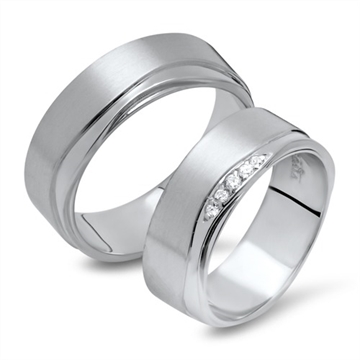 Vielsesringe i Sølv