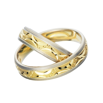 Vielsesring i Guld og Hvidguld