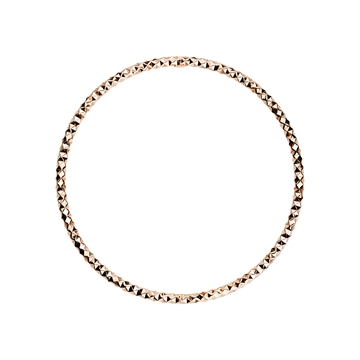 Rosaforgyldt armring i Sølv