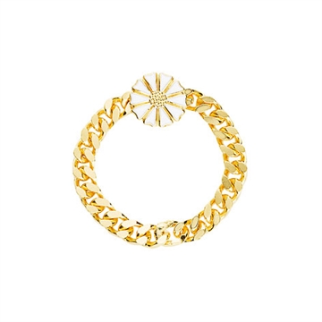 Forgyldt Marguerit ring