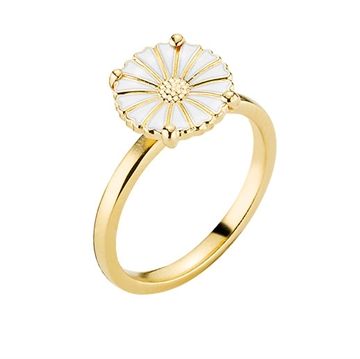 Forgyldt Marguerit ring