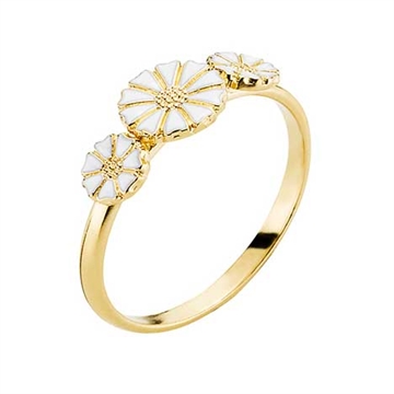 Forgyldt Margueritring