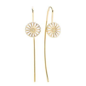Forgyldte Marguerit ørehænger