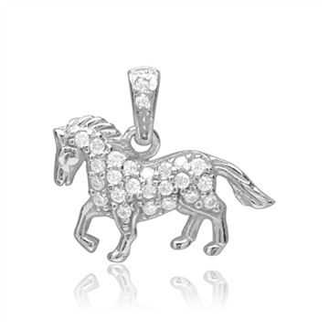 Vedhæng i Sølv med hest