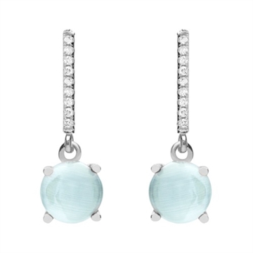 Ørestikker i sølv m. zirkonia