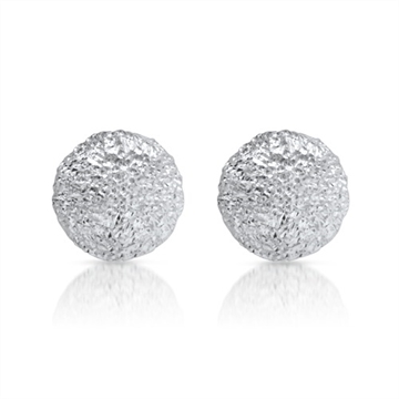 Ørestikker i sølv m. kugle