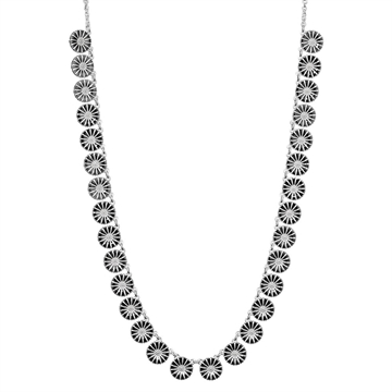 Marguerit collier i sølv 