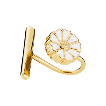 Forgyldt Marguerit ear cuff