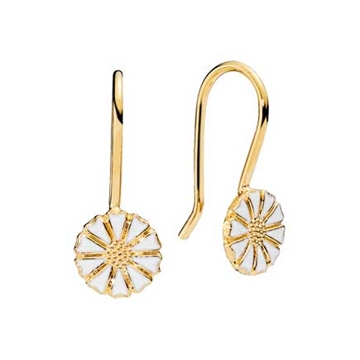 Forgyldte Marguerit ørehænger