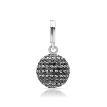 Rosaforgyldt kugle m. zirkonia