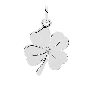 Vedhæng i sølv med firkløver