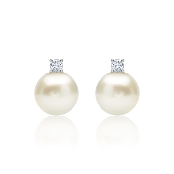 Ørestikker i 14 kt. Hvidguld 