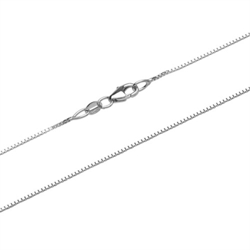 Halskæde i hvidguld